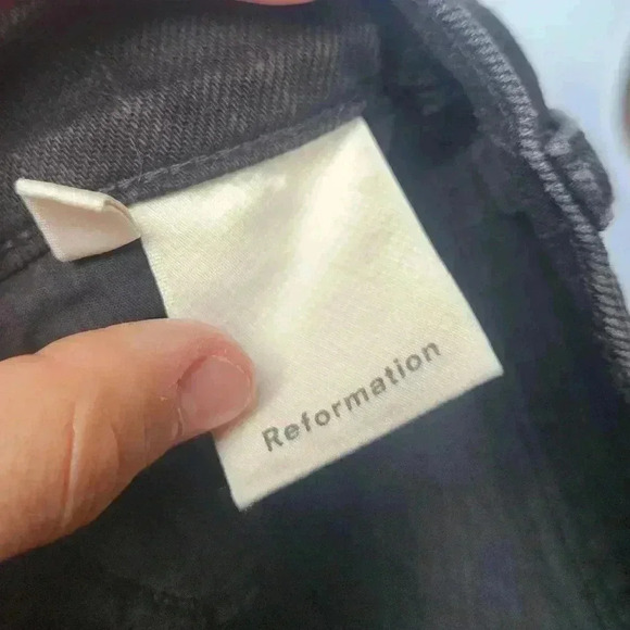 Reformation Camille High Waisted Cigarette Jeans Size 25 Women’s - Picture 14 of 16